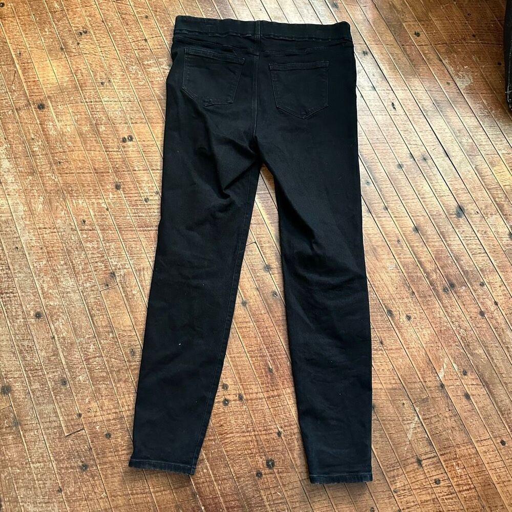 Liverpool black stretchy pull on 10/30 normcore jeggings - Picture 3 of 3
